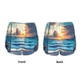 thumbnail image 3 of Daiia Ocean View Bedroom Pattern Women's 2 in 1 Running Shorts - Lightweight Athletic Workout Gym Yoga Shorts Liner with Phone Pockets-XX-Large, 3 of 7