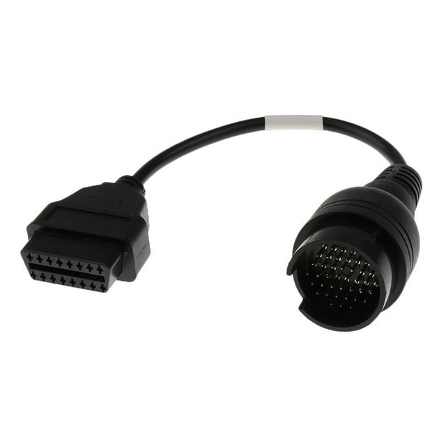 Dispositivo lector de códigos de escáner de coche Cable de conector de adaptador de 16 pines para Macarena Adaptador OBD2 de 38 pines a 16 pines