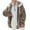 Khaki, variant on GDREDA Women's Warm and Stylish Color-Block Faux Fur Hooded Coat Soft and Comfortable for Winter Blue,XXXXL