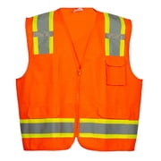 Premium HiVis Safety Vest - Orange - Large