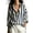 Button down shirt Black, variant on Striped Button Down Shirts for Women Long Sleeve Cotton Linen Collared Button Up Casual Blouses Oversized Tops with Pocket Grey XXL