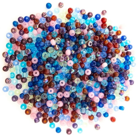 Over 2500 Glass Pony Beads for Jewelry Making Supplies for Adults - Handmade 5X7 mm Multicolor Pony Glass Beads DIY Jewelry Kit - 12 Colors Organizer Spacer (Best Craft Organizer Beads)