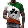 thumbnail image 2 of COSFO Casual Mens T Shirts St Patricks Day Pullover Short Sleeve Crew Neck Tops Loose Graphic Tees, 2 of 3