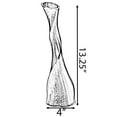 thumbnail image 5 of Aluminium-Casted Decorative Twisted Shape Flower Vase, Black Nickel 13.25 Inch, 5 of 5
