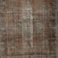 thumbnail image 1 of Ahgly Company Machine Washable Indoor Square Traditional Dark Almond Brown Area Rugs, 7' Square, 1 of 7