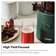 Hurom Cold Press Juicer Machine, H320 Low Pulp Slow Juicer (Kale Green)