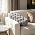 thumbnail image 4 of Orangide Knot Pillow Long Lumbar Cushion, Soft Cozy Knotted Decorative Throw Pillow for Sofa Bedroom, Boho Style Back Support Cushion for Homestay Living Room, 4 of 6
