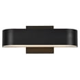 thumbnail image 1 of Access Lighting Montreal Black Aluminum LED Wall Light Frosted Shade Wet Rated, 1 of 1