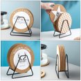 thumbnail image 3 of 2pcs Home Coaster Holder Mat Storage Rack Cup Mat Holder Drink Coaster Organizer, 3 of 8