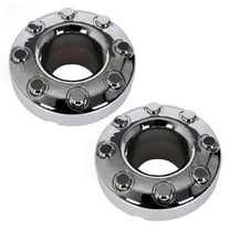 Dually Front 4X4 Open Chrome Wheel Center Hub Cap Fit for Ford F350 2005-2018 5C3Z1130TA