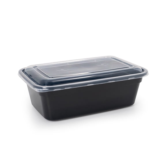 Mainstays 5-Pack Snack Meal Prep Containers with Lids, 3-Cup Capacity, BPA-Free, Microwave & Dishwasher Safe, Made for Family Meals and Easy Prepping & Serving