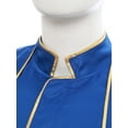 thumbnail image 5 of renvena Mens Church Catholic Priest Chasubles Vestments Clergy Costume Mass Robe with Stole Royal Blue XL, 5 of 7