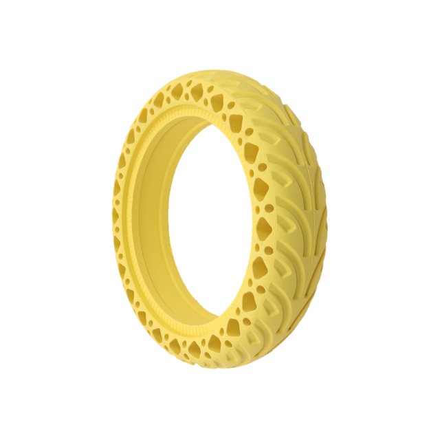 Neumático, absorción de impacto Ruedas de patinete de goma maciza Diseño de panal Neumáticos de monopatín resistentes al desgaste No neumáticos Inevent OD010402-03