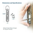 thumbnail image 2 of Picture Hang Solutions - Heavy Duty Large Strap Hanger with Screws (30 pieces per pack), 2 of 5