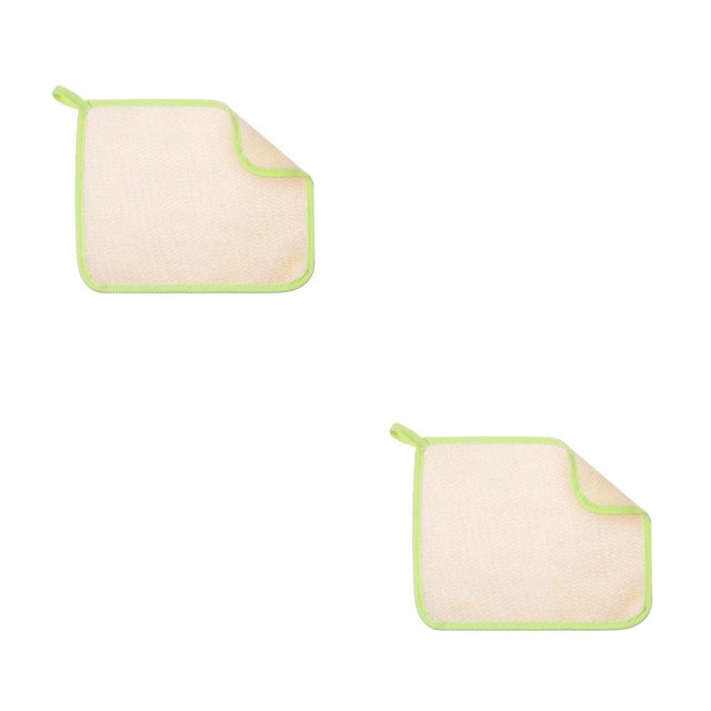 Bewildely Depurador corporal Limpiador conveniente Espalda Cuello Brazos Piernas Cuerpos Toalla limpia Toallas de ducha Toallita para baño Verde Verde 2piezas Bewildely CBP301652