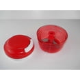 thumbnail image 3 of Chef Onion Cutter Handheld Vegetable Cutter Kitchen Multifunctional Household Vegetable Cutter- Red, 3 of 5
