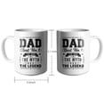 thumbnail image 4 of Dad Best No1 the Man the Myth the Legend Coffee Mugs 15 OZ Sublimation Mugs,Double-sided Printing Ceramic Cups Ceramic Mugs for Coffee,Tea,Hot Cocoa, 4 of 4