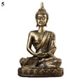 thumbnail image 2 of Meditative Seated Buddha Sandstone Statue Sculpture Figurine Decor, 2 of 7