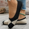 thumbnail image 4 of Women's Breathable Flat Shoes with Color Matching Square Toe, 4 of 6