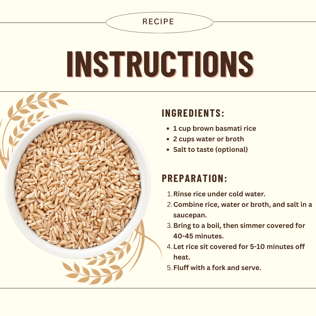 Rice, Basmati Brown, 40LB Emergency Bucket, USDA Certified Organic & GMO Free, Sustainable Farming Practices-Mountain High Organics