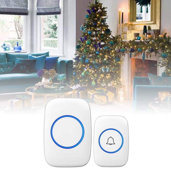EcoNest Smart Home Wireless Doorbell Battery Operated Digital Chime Kit Easy Installation No Wiring Required Long Range Remote Notification For Home