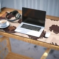 thumbnail image 3 of Long Mouse Pads for Desk,Beige and Brown Of Leopard Print Desk Mats on Top Of Desks, Desk Mouse Pad Extra Large with 3mm Non-Slip Base and Stitched Edge for Gaming,Office,Work,Home 35.4"x15.7", 3 of 6