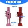 thumbnail image 5 of MOMOJIA Wooden Nutcrackers Valentine Gift Handcrafted Glitter Figurine Home Ornament, 5 of 9
