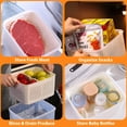 thumbnail image 2 of Fenbeli Fruit Vegetable Storage Containers for Fridge, 6 Pack Produce Saver with Lids and Removable Colander, BPA-Free Airtight Fresh Keeper with Adjustable Vent & Divider, Refrigerator Organizer Set, 2 of 11