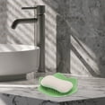 thumbnail image 2 of Unique Bargains 1 Pc Waterproof Soap Holder Flower Green Soap Holder for Bathroom 5.31"x5.12"x1.38", 2 of 6