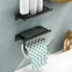 thumbnail image 5 of Dispensador de papel higiénico Soporte para papel higiénico para baño Estante de pared Soporte para teléfono Soporte para toallas de papel Colgador de pañuelos Accesorios de baño, 5 of 5