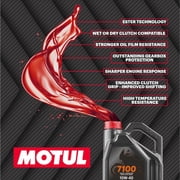 Motul 104092 7100 4T Synthetic Ester Motor Oil - 10W40 - 4L.