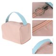 thumbnail image 3 of Ofertas Únicas 1 Pc Bolsa de Mano Color Sólido Neceser de Maquillaje 7.87"x5.12"x5.12" Rosa, 3 of 6