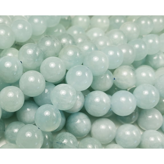 11.5-12mm High Quality Aquamarine Smooth Round Beads ForJewelry Making