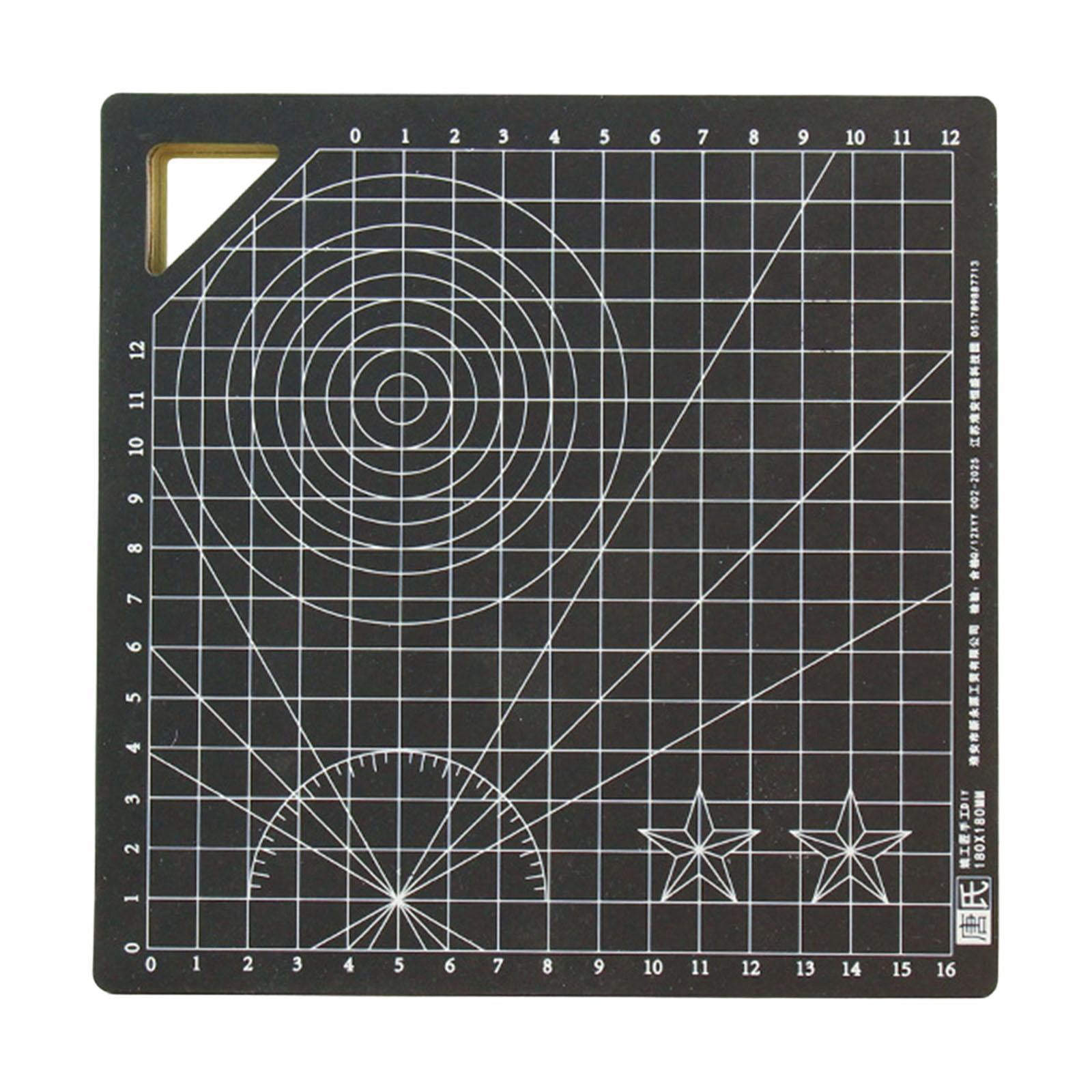 GUOOL Cutting Mat Double Sided Non Slip Square Rotary Board Crafted From Thickened Wood Material for Sewing Scrapbooking Projects Suitable for DIY Crafts Ho 18 cm