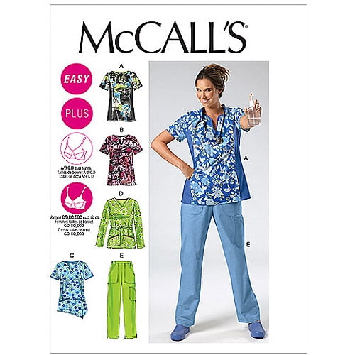 Sizes 6-14 Sewing Pattern McCall Pattern Women's Loose Fit Capri Pants