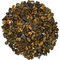 thumbnail image 3 of Tiger Eye Crystal Chips - Healing Crystals Tumbled Chips Gemstone Beads (1000+ Carat, Drilled), 3 of 5