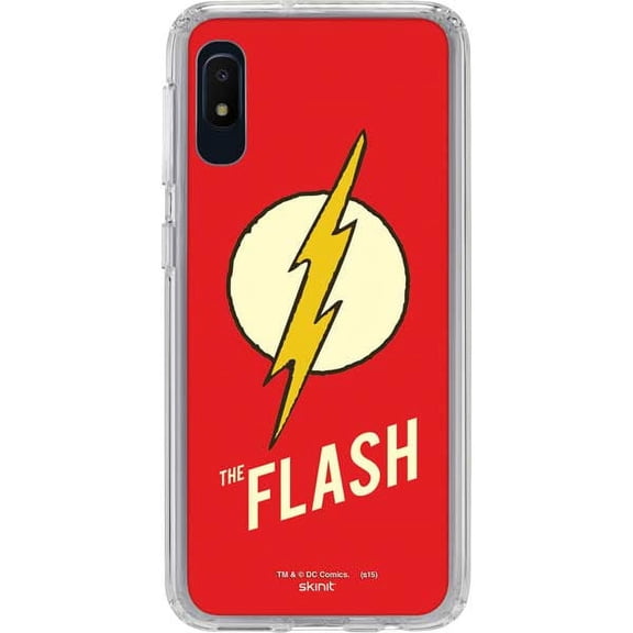 Skinit DC Comics Flash Emblem Galaxy A10e Clear Case