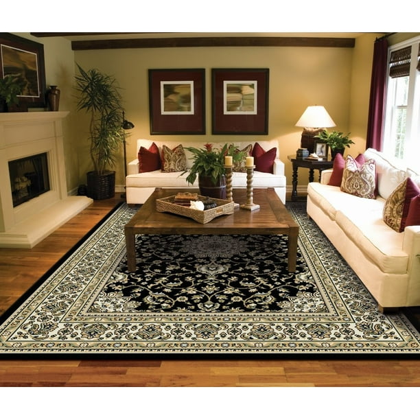 Area Rugs for Bedroom Small Rugs 2x3 Black