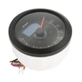 thumbnail image 4 of Tacómetro GPS 3 en 1 200MPH 85mm 9-32V 7 colores retroiluminado antiniebla Universal para barco coche RV motocicleta esfera negra cubierta negra, 4 of 12