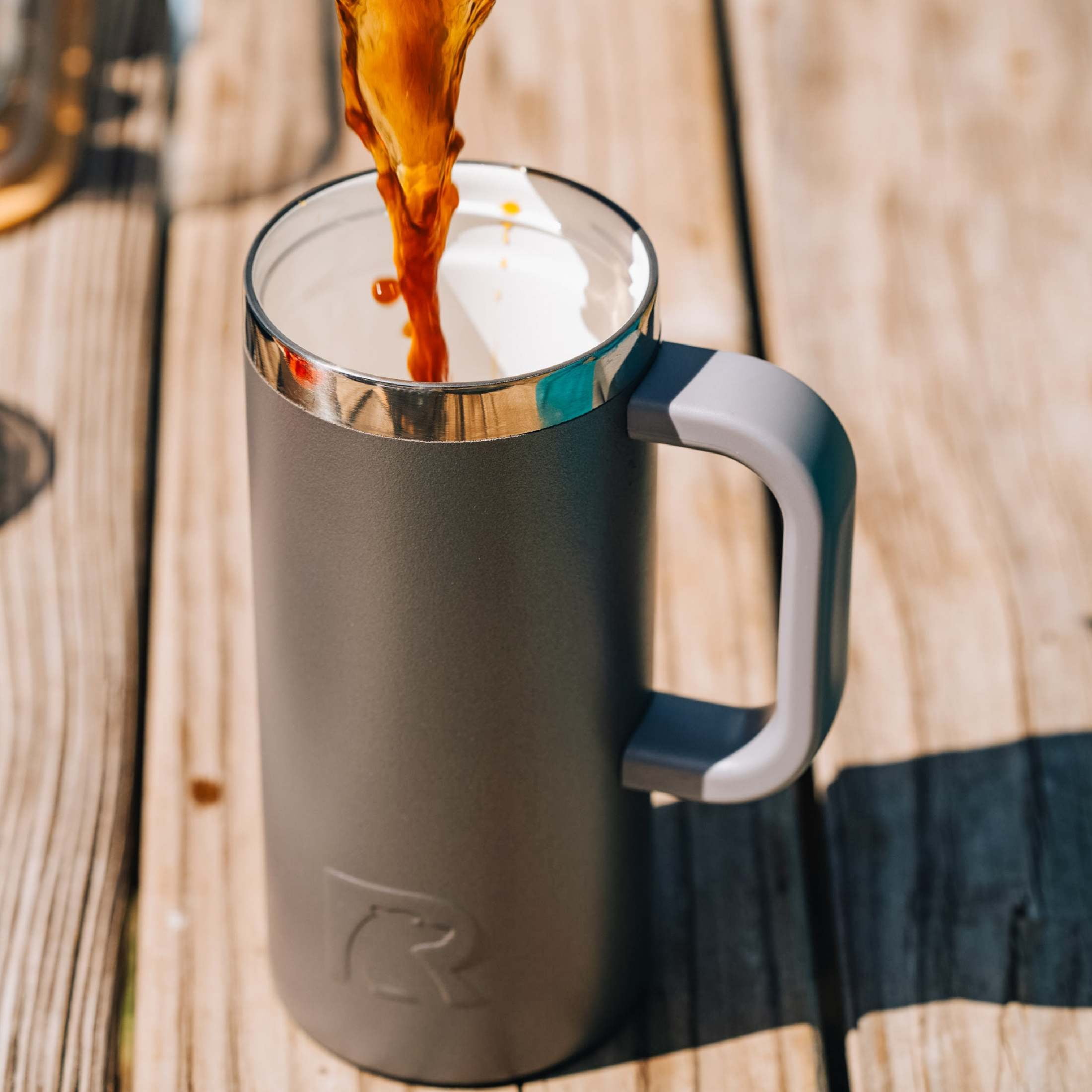 RTIC 20 oz Ceramic Lined Insulated Road Trip Travel Mug with Leak-Resistant Lid, Sage