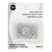 Dritz Quilter's Coiless Curved Safety Pins, 30 Count 
