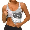 thumbnail image 3 of Lsque cat Printed Women'S Sports Bra, Compression, Moisture Wicking, High-Impact Sports Bra For Women,Supportive sports bra-X-Large, 3 of 8