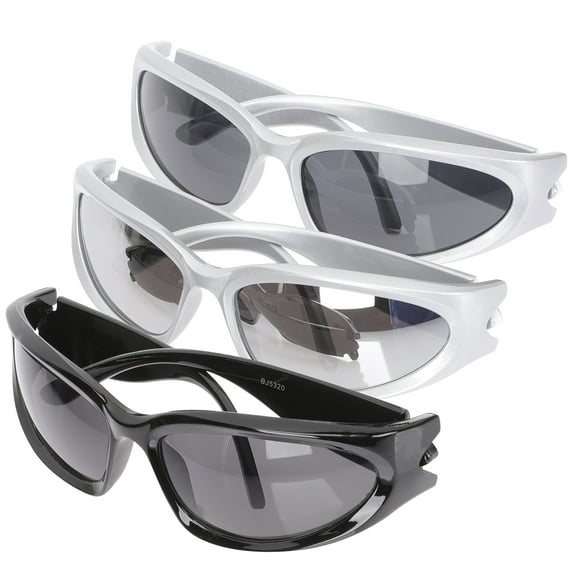 3 Pcs Sports Sunglasses Unisex Plastic Travel Accessories Protection Fashion Man