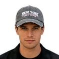 thumbnail image 5 of New York Baseball Cap for Men Women Ripped Washed Distressed Letter Embroidery Dad Hat, 5 of 5