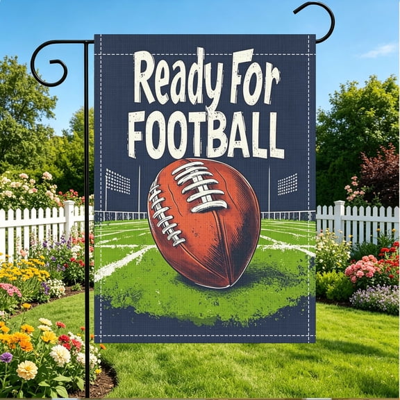 2026 Patriotic American Soccer Football Fan Garden Flag, Double Sided 2D Print, 12x18 Inch No Flagpole, Outdoor Holiday Lawn Decor