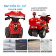 thumbnail image 3 of The Baby Shop Motocicleta Montable Rojo Electrica Pequeña Sonido Luz Led 6v, 3 of 9