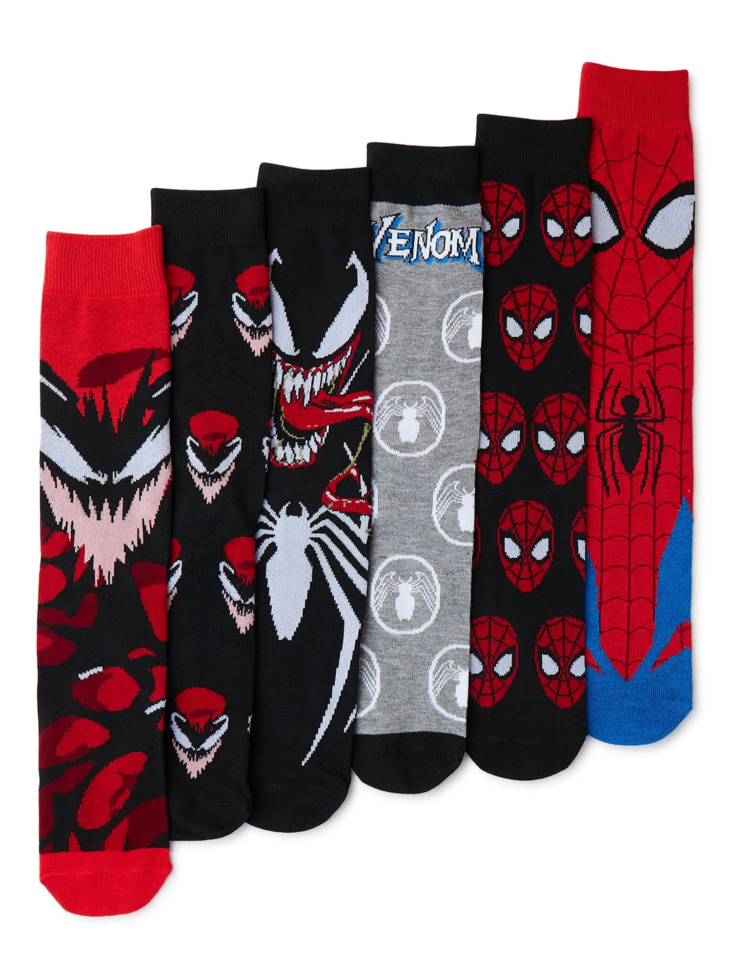 Spiderman Men's Socks, 6-Pack