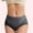 Black, variant on Kiplyki Flash Deals Womens Underwear Thin Mid Waist Postpartum Briefs Waist Closing and Hip Lifting Mesh Breathable Pure Panties