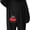 Black B, variant on Funny Big Mouth Monster Onesie, Goofy Plush Cartoon Animal Costume, Ultra-Soft Halloween Cosplay Party Pajamas with Pocket & Pink Big Comb, Ages 2-10 Years