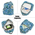 thumbnail image 5 of FORMRS Mini Backpack Purse for Women Travel Daypack Casual Shoulder Bag, Blue Dots, 5 of 7